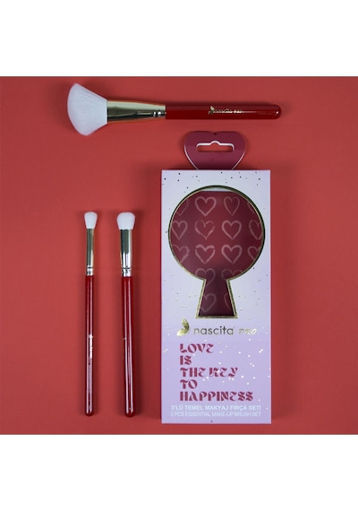Nascita Love 3lü Temel Makyaj Fırça Seti - 113