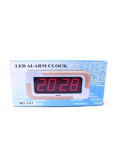 Jenerik Lcd Masa Duvar Saati Wt-101 Çok Renkli
