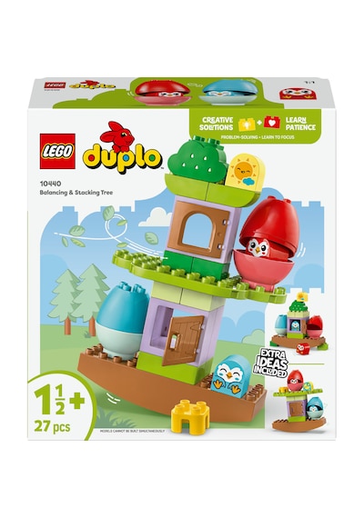 LEGO® DUPLO® Denge ve Dizme Ağacı 10440 - 18 Ay ve Üzeri Küçük Çocuklar için Eğitici Oyuncak Yapım Seti (27 Parça)