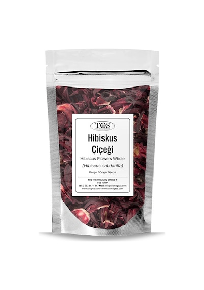 Tos The Organic Spices Hibiskus Çiçeği 100 G Hibiscus Sabdariffa