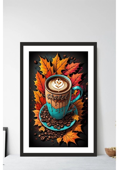 Mutfak Tasarımlı Çerçeve Görünümlü Mdf Tablo Çok Renkli - 713607709 Çok Renkli