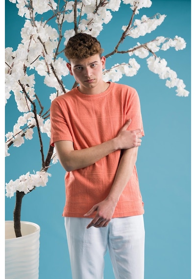 Slimfit Pamuklu Bisiklet Yaka Likralı Kısa Kol Erkek Triko Yazlık T-shirt 001 Slimfit Pamuklu Bisiklet Yaka Likralı Kısa Kol Erkek Triko Yazlık T-shirt 001