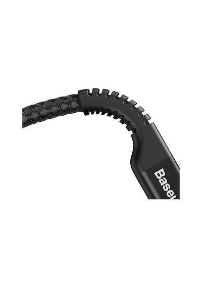 Baseus Fish Eye Spiral Lightnin Usb Apple Uyumlu iPhone 14-13-12-11 Kablo Siyah