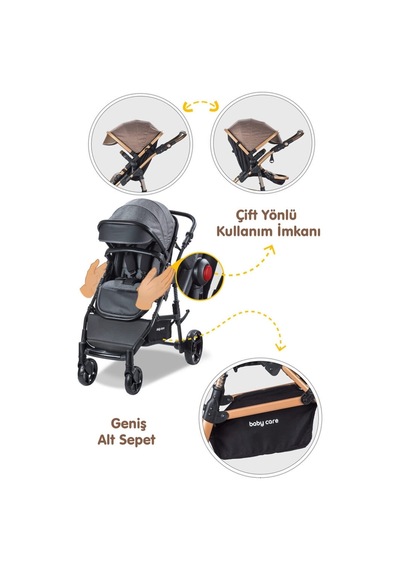 Bc-340 Bora Cross Travel Puset Gri D