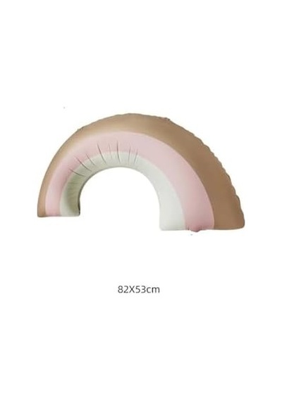 Retro Gökkuşağı Folyo Balon Büyük Boy Pembe 256