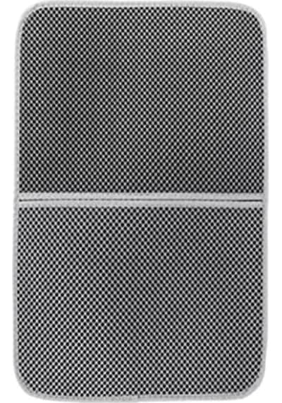 Elekli Kedi Tuvalet Önü Paspası, Katlanabilir, 82 X 60 Cm, Gri 21 x 21
