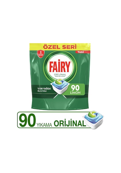 Fairy Hepsi Bir Arada 90 Yıkama Bulaşık Makinesi Deterjanı Kapsülü Özel Seri