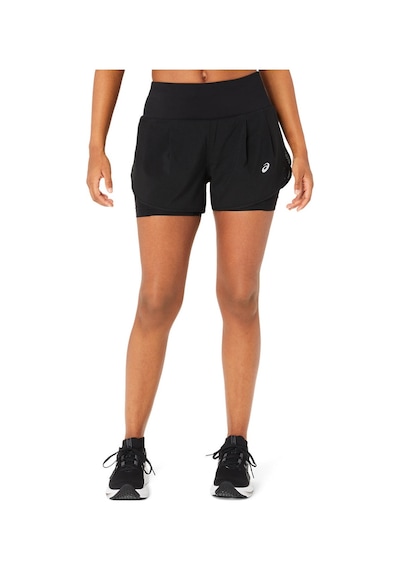 Asics Road 2-n-1 3.5ın Short Kadın Black Şort 2012c975-001 Siyah