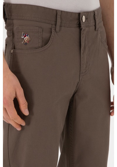 U.s. Polo Assn. Erkek Vizon Pantolon Kanvas-chino 50299165-vr052 Vizon