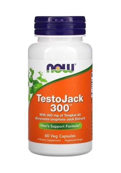 Now Foods, Testojack Tongk 300, 300 Mg, 60 Veg Capsules
