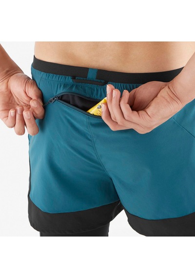 Salomon Cross 2ın1 Shorts M Çok Renkli