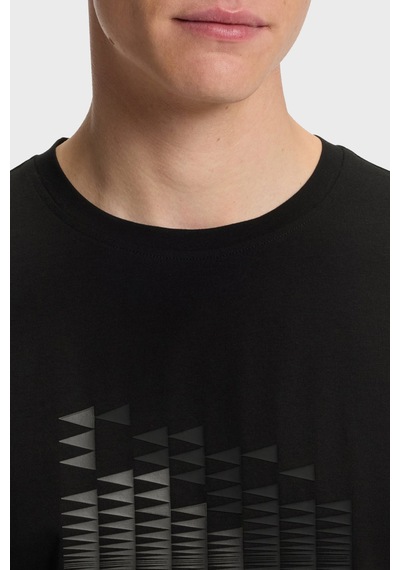 Boss Pamuklu Regular Fit Bisiklet Yaka T Shirt Erkek T Shirt 50566853 001 Siyah
