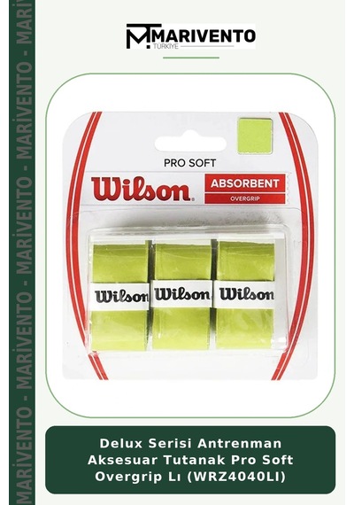 Delux Serisi Antrenman Aksesuar Tutanak Pro Soft Overgrip Lı Wrz4040lı Çok Renkli