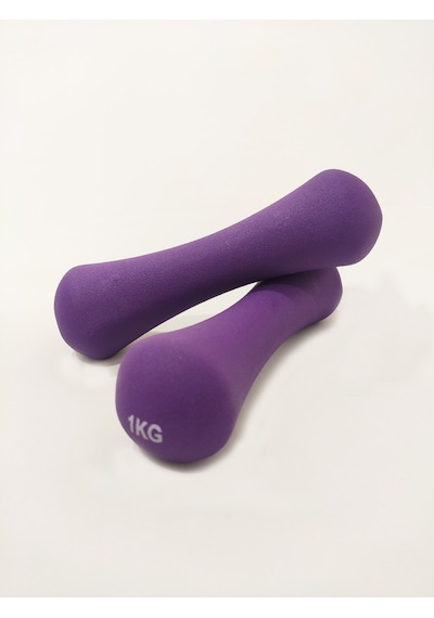 Gymo Neopren Dambıl 2x1kg Mor