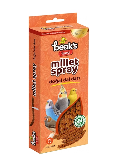 Beaks Kızıl Dal Darı 5 Li Kutu Beaks Kızıl Dal Darı 5 Li Kutu