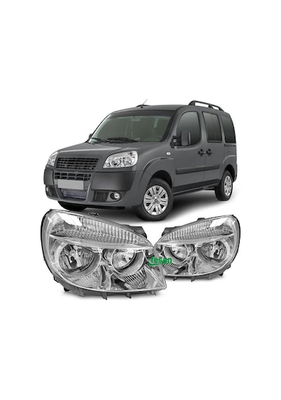 Fiat Doblo Sağ Sol Ön Far Lambası Takımı 2006-2011