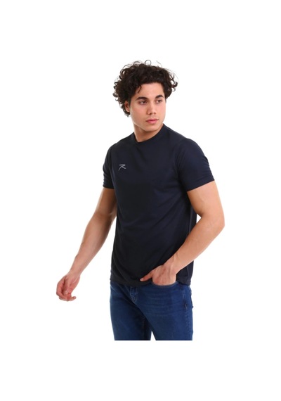Raru Basic T-shirt Tres Lacivert Lacivert