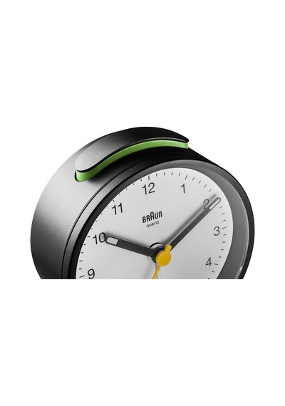 Braun Bc12bw Siyah-beyaz Klasik Analog Alarmlı Masa Saati Brn.bc12bw
