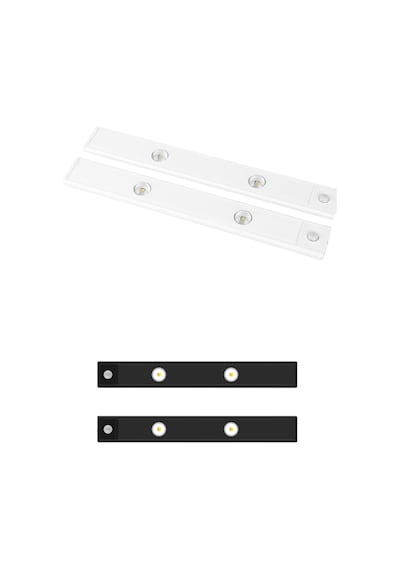 Slim Led Kabin Armatürü Hareket Sensörlü Şarjlı 20 Cm Beyaz 2w Beyaz
