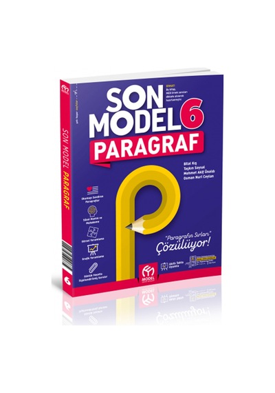 Atlaskırtasiye-Model Yayınları 6.Sınıf Son Model Paragraf Soru Bankası