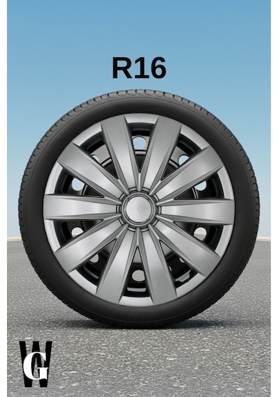 Renault Clio 4 16 İnç Jant Kapağı 4 Adet Gri G117