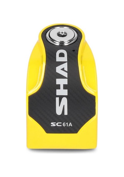 Shad Sc61a Alarmlı Sarı Motosiklet Disk Kilidi C0s6103a Disk Kilidi