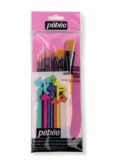 Pebeo 8'li Fırça Seti N:4