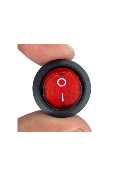 Ic-131-0 Mini Yuvarlak Işıklı Anahtar 220v 3p
