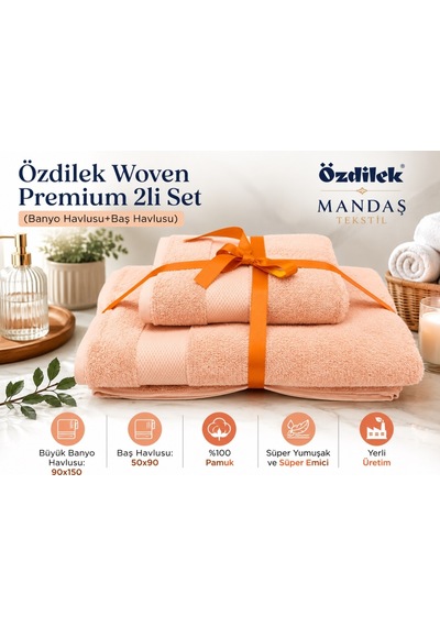 Özdilek-woven Tarçın-kişisel Havluseti Süperyumuşak 90x150+50x90