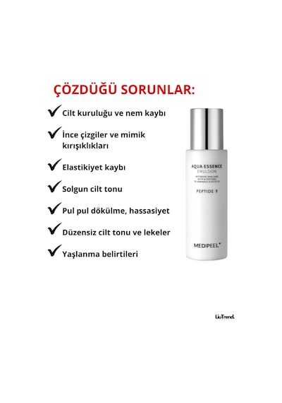 Medipeel Peptide 9 Aqua Essence Emulsion 250 Ml Canlandırıcı Yüz Emülsiyonu M0065