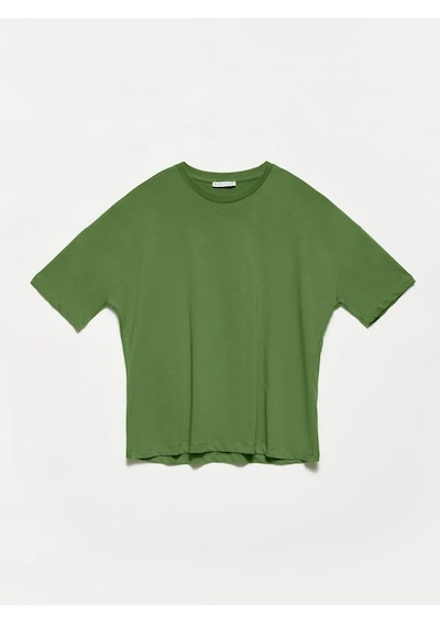 Dilvin Basic T-shirt Haki 001