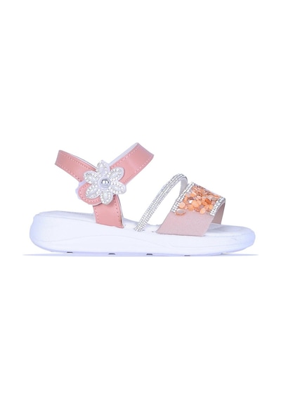 Skuaiter Skuaıter 8110 Barbie Taşlı Kız Çocuk Sandalet Pembe