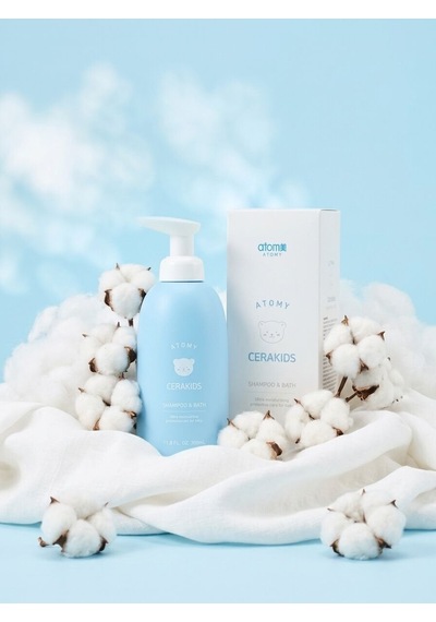 Atomy Cerakids Shampoo & Bath - Seramid Destekli Göz Yakmayan Bebek Ve Çocuk Şampuanı 350 Ml Kokusuz