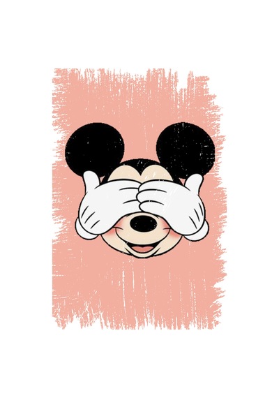 Mickey Mouse Tasarımlı Ahşap Poster Renkli - 645065641