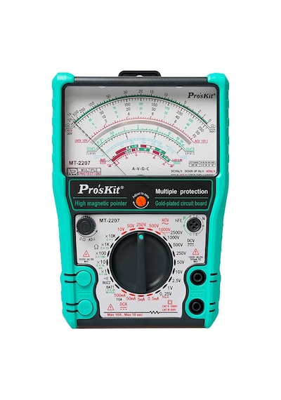 Ten, Proskit Mt-2207 Korumalı Analog Multimetre Profesyonel İbreli Avometre