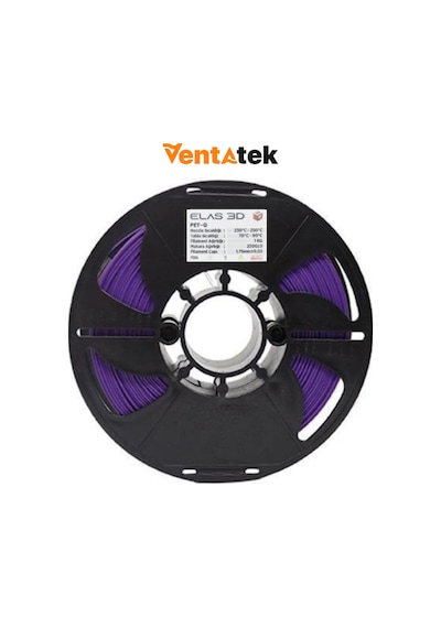 Elas 3d Mor Petg Filament - 1.75mm - 1 Kg