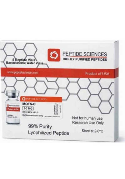 Peptide Sciences Mots-c 99% Purity Lyophilized Peptide 10 Mg