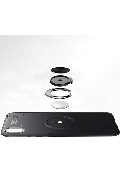 Huawei Y5 2019 Kilif Yüzüklü Magnetli Ravel Case 389753456