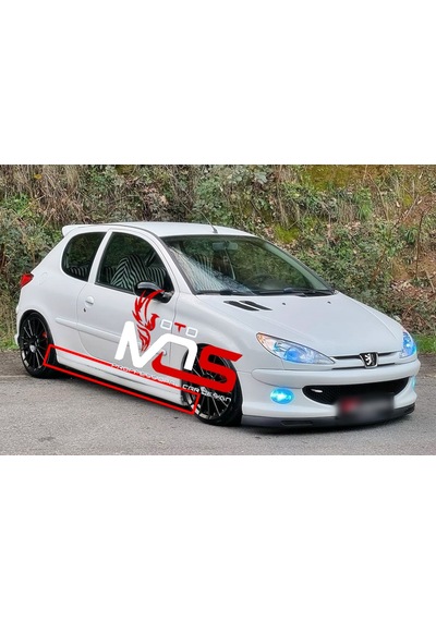 Peugeot 206 Rc Marşpiyel Sağ Sol Takım Fiberglass Boyasız