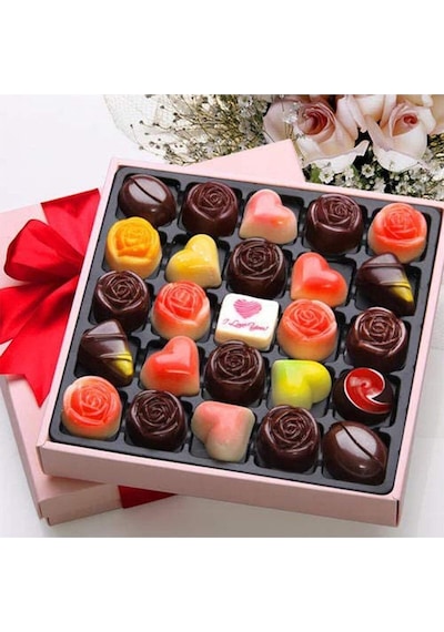 Silikon Mini Gül Desenli Kek Kurabiye Sabun Mum Kalıbı Goldcakes