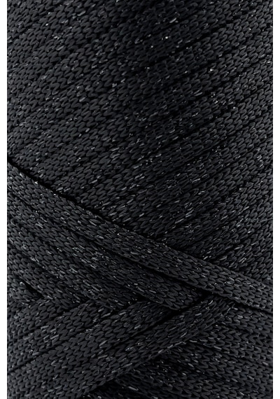 Premium Simli Ribbon Polyester İpi 200 Gr Siyah Simli İp