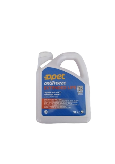 55175961 Opet Extended Life Antifriz Kırmızı 3l Opet