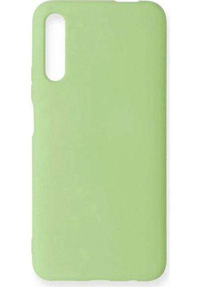Huawei Y9s Uyumlu Koruyucu Silikon Kılıf Su Yeşili