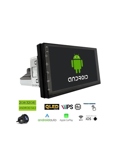 Megavox Mgx-703 Android Tek Dın 7 İnç 2+32gb Bt/usb/gps/radyo/ıps Ekran/geri Görüş Kamerası
