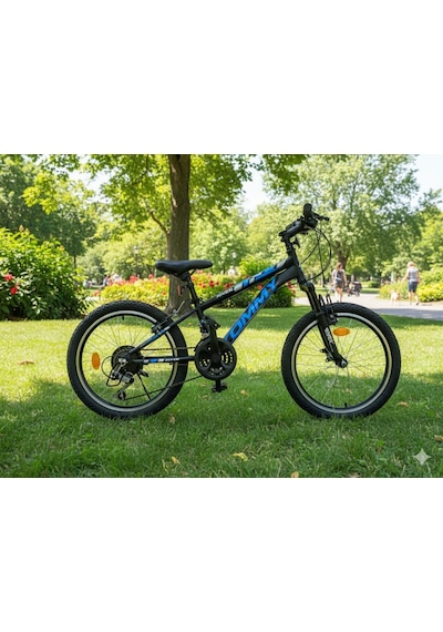Tommybike 20 Jant Vitesli Bisiklet Duble Jant 21 Vites Ön Amortisörlü Çocuk Bisikleti Mavi