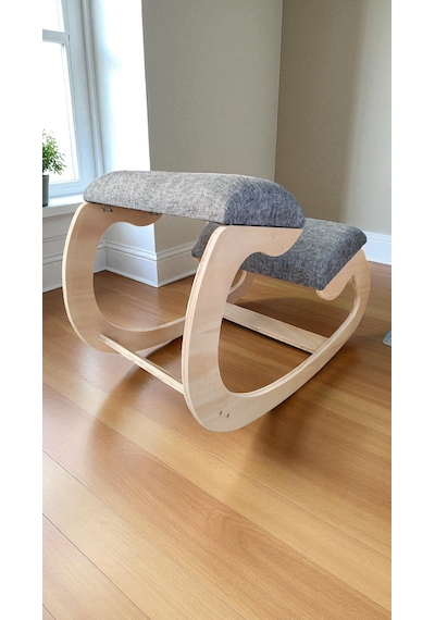 Diz Koltuğu, Pc Koltuğu, Sallanan Koltuk, Çalışma Sandalyesi, Ofis Koltuğu, Kneeling Chair Açık Gri