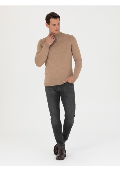 Cacharel Erkek Camel Kazak /triko 50270172-vr015 Kahverengi