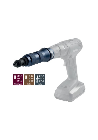 Rapid 5001484 Rp150 Multi Perçin Adaptörü Şarjlı Matkap İçin