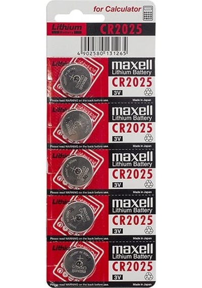 Maxell Cr 2025 Lithium Pil 5 Li Paket