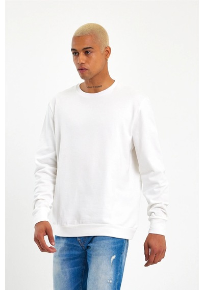 Erkek Bisiklet Yaka Regular Fit Sweatshirt Spr 20k30 001